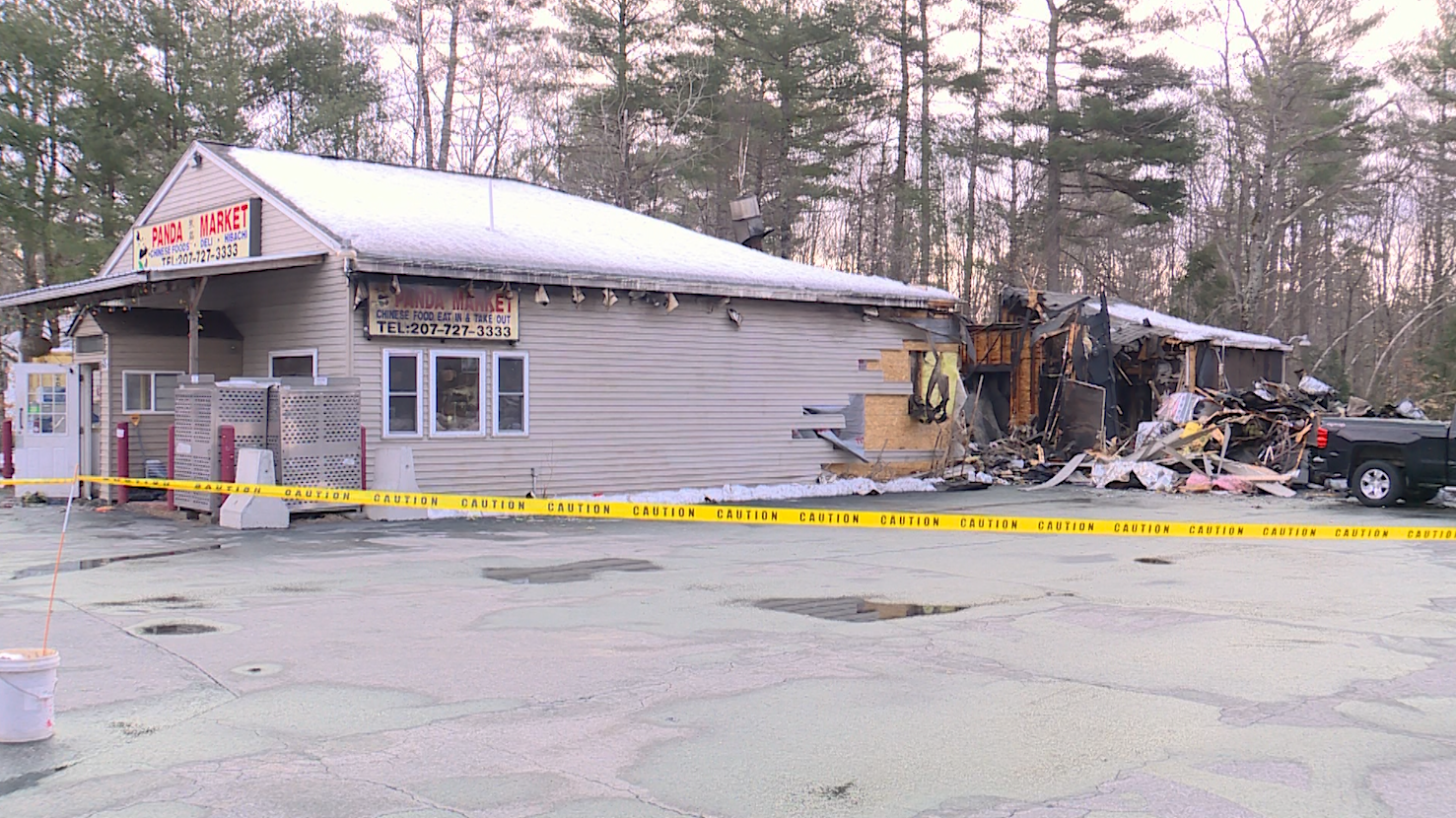 Local Maine market burns in overnight fire