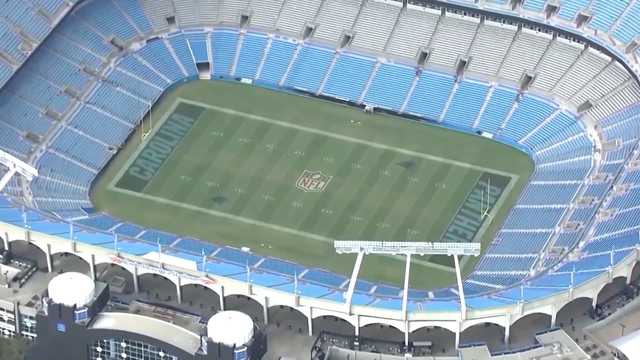 Carolina Panthers Seating Chart Map at Bank of America Stadium