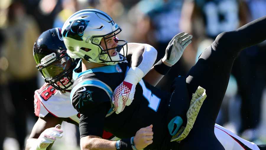 Kyle Allen threw 4 interceptions in the Panthers' 29-3 loss 