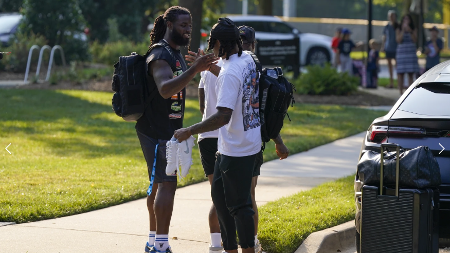 Panthers veterans arrive for training camp