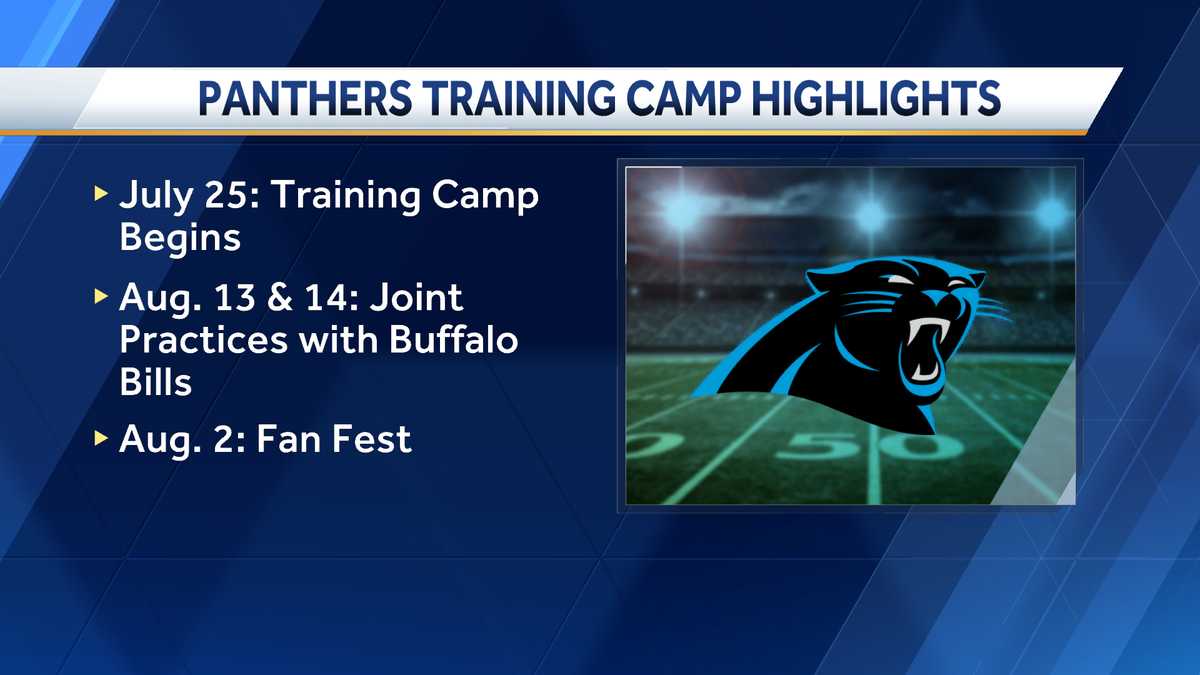 The Carolina Panthers training camp back at Wofford College