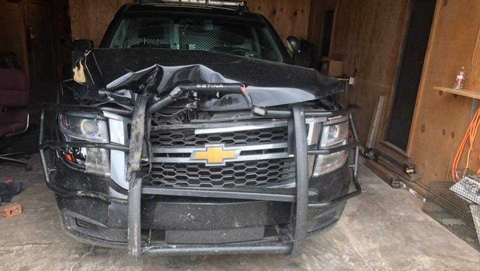 Paoli Police Department raising money to replace patrol vehicle damaged