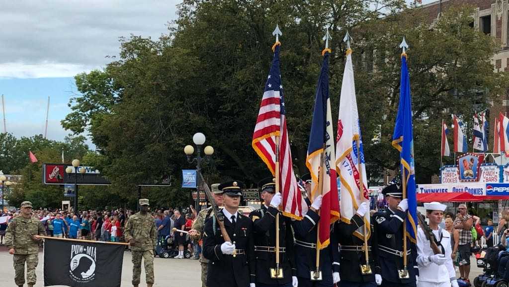 Veterans' Day Parade at the Iowa State Fair