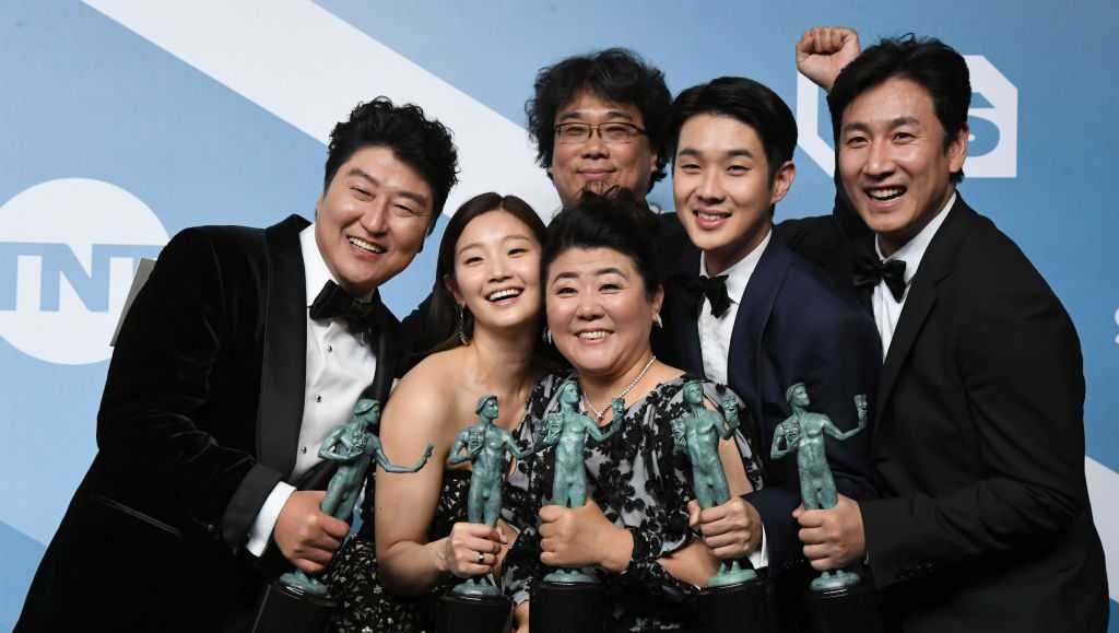 'Parasite' claims top prize in history-making Screen Actors Guild Awards