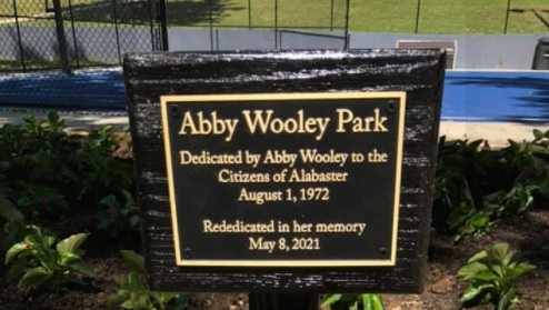 City of Alabaster rededicates Abby Wooley Park - Vimarsana News
