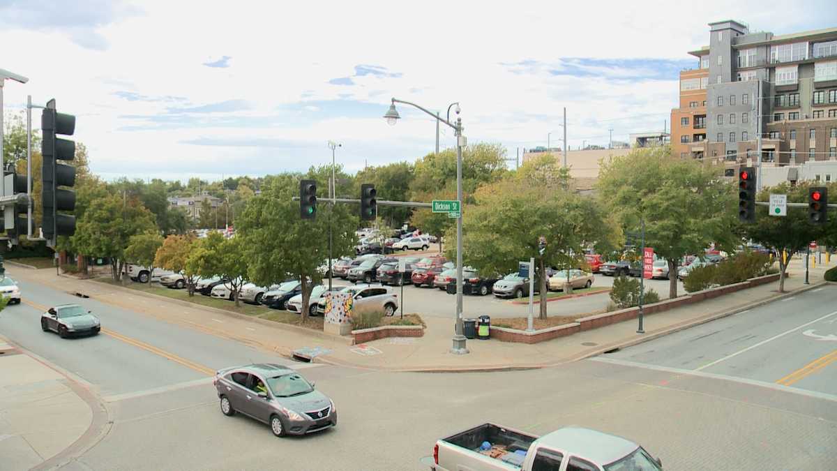 Dickson St. could lose largest parking lot