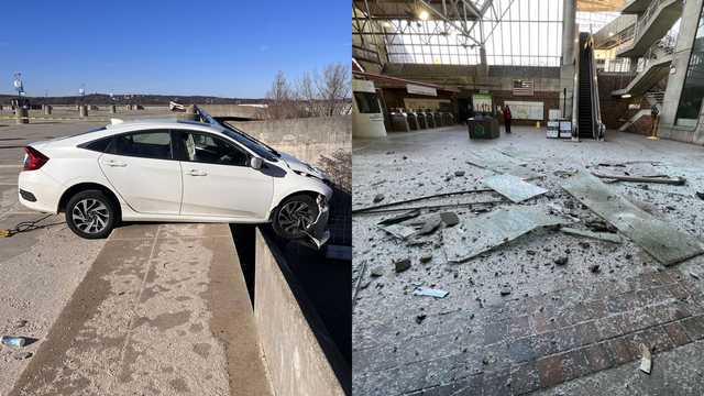 Person injured by falling debris from crash atop Alewife garage - Vimarsana News