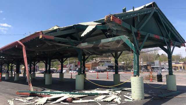 Parkville Farmers' Market damaged