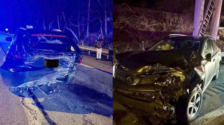 Multi-vehicle crash along I-376 sends two people to hospital