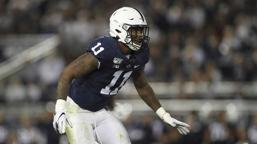 Penn State's Micah Parsons entertained the Dallas press Friday: His