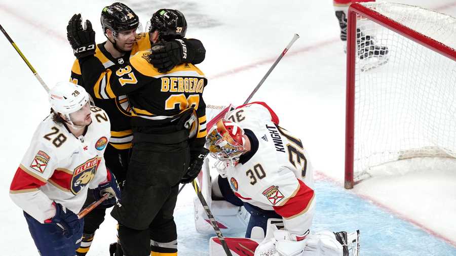 Bruins salute Boston Marathon bombings heroes after beating Panthers, NHL