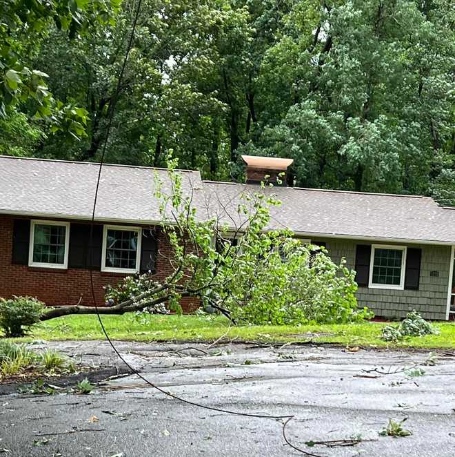 Piedmont Triad storms cause power outages and damage