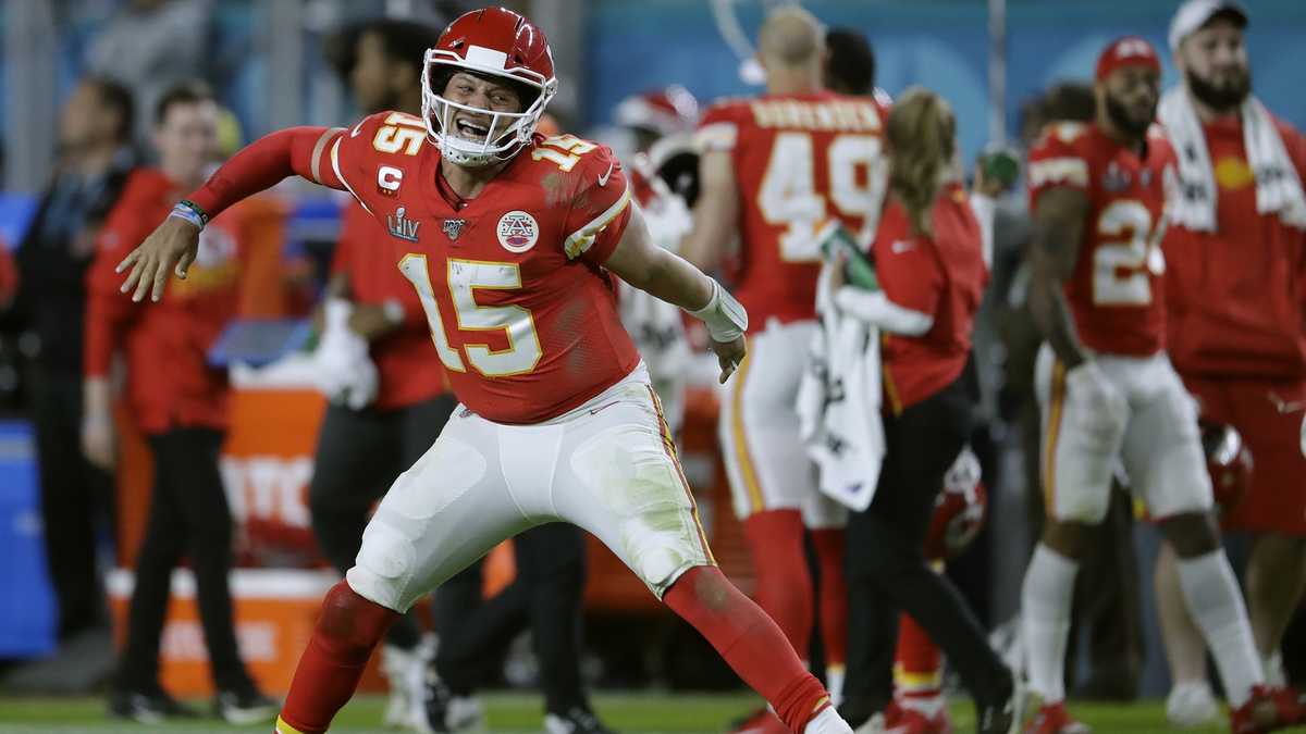 Patrick Mahomes Kansas City Chiefs Quarterback Super Bowl 2021