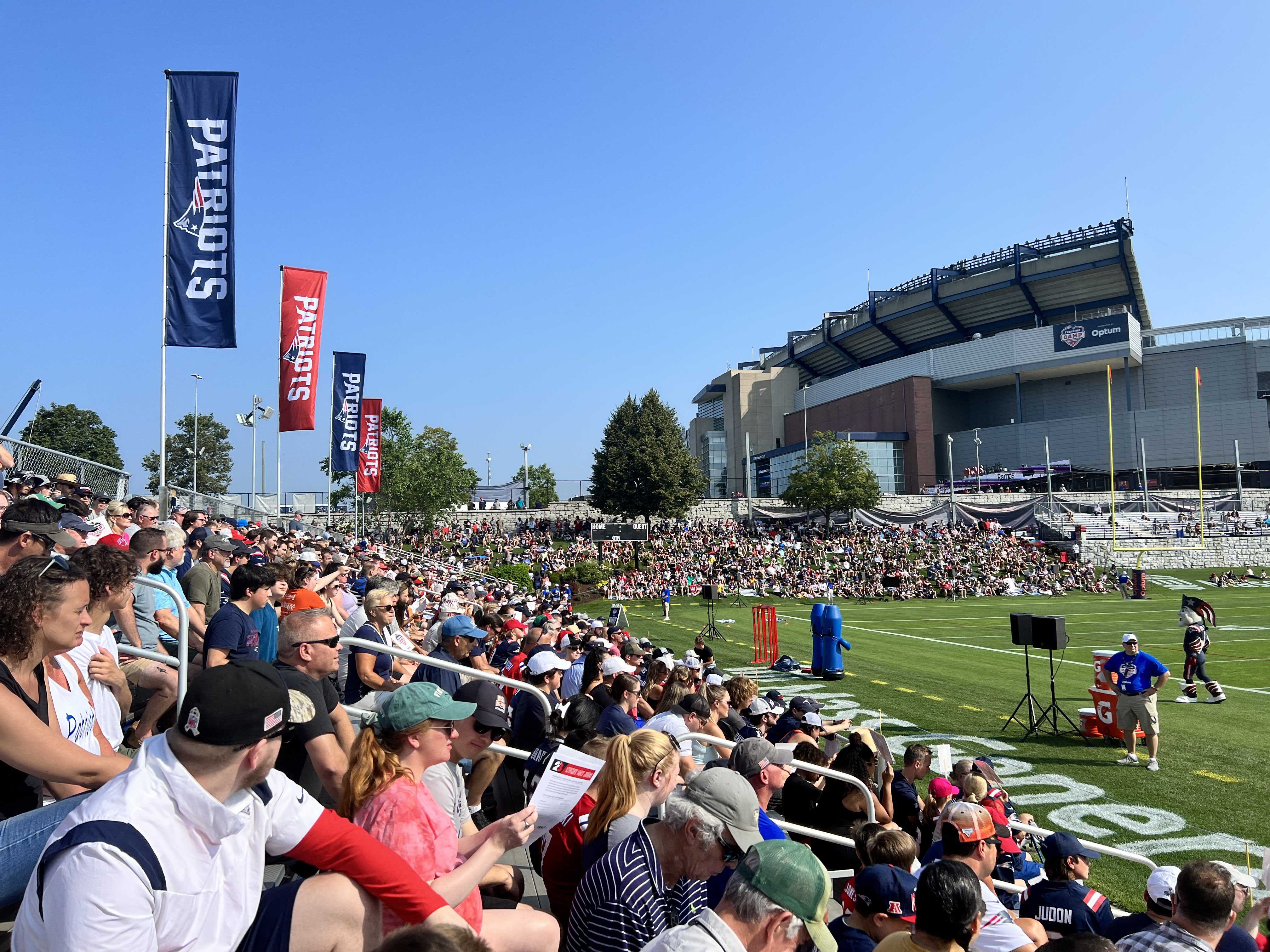 Large Crowd Attends Opening Day Of Patriots 2023 Training Camp