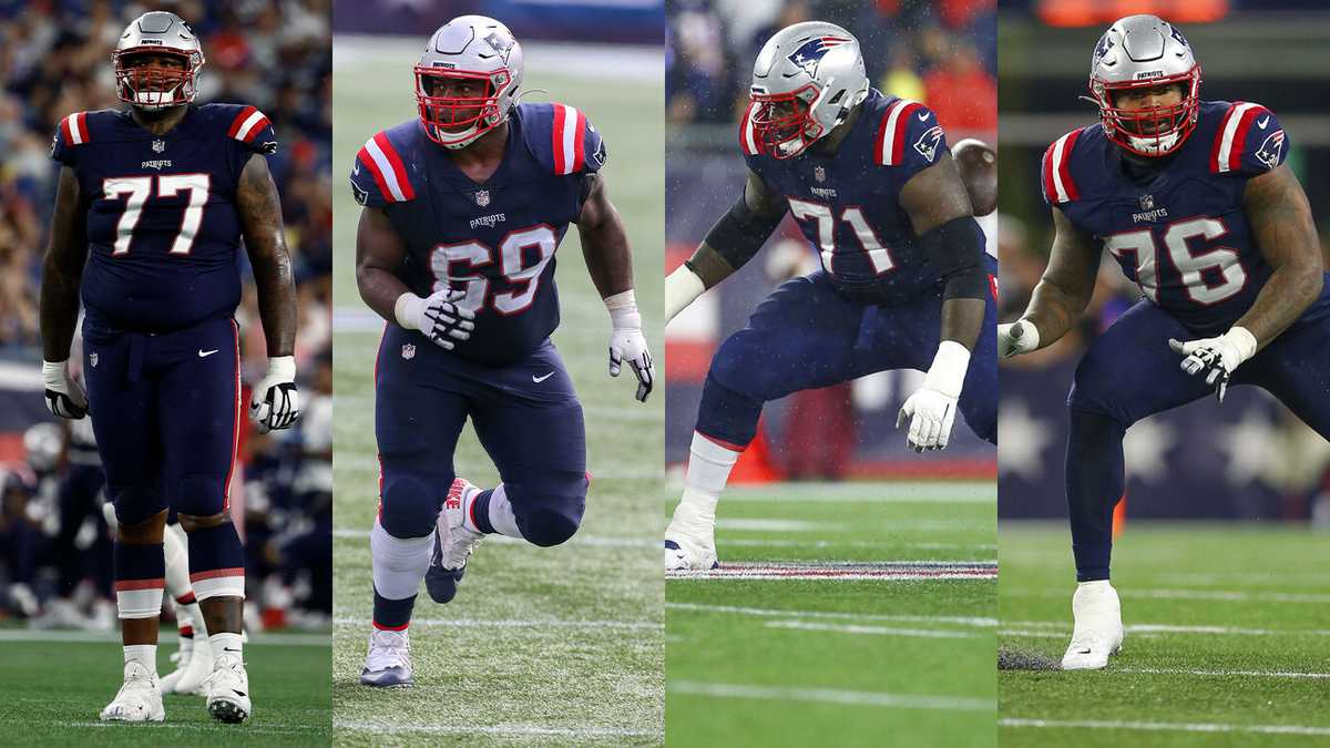 All New England Patriots' starters on offensive line are on injury report