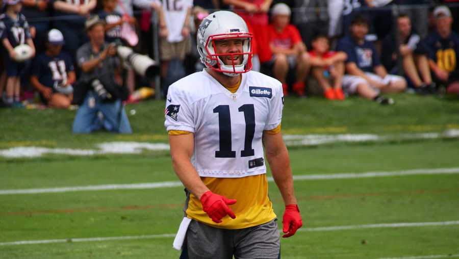 New England Patriots wide receiver Julian Edelman posts his most