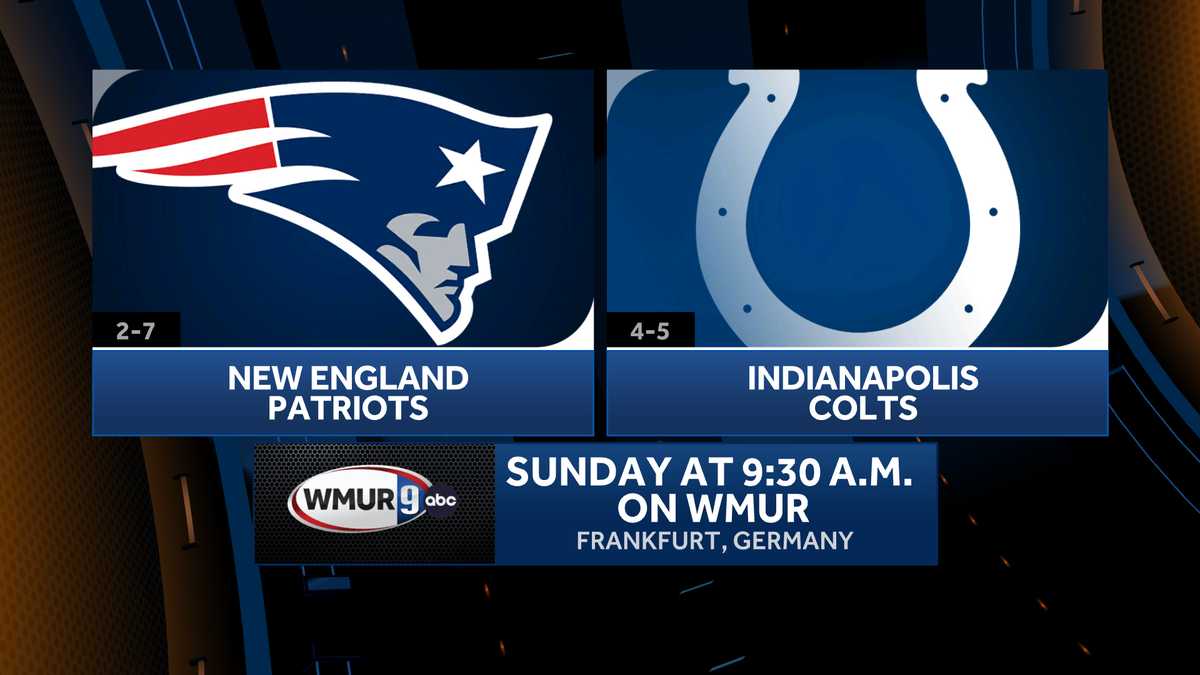 PatriotsColts game in Germany to air on WMUR