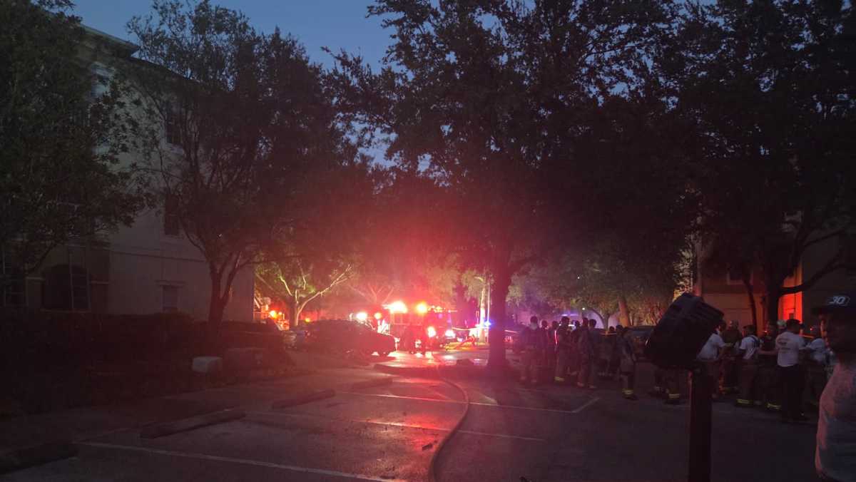No injuries reported in Orange County apartment building fire