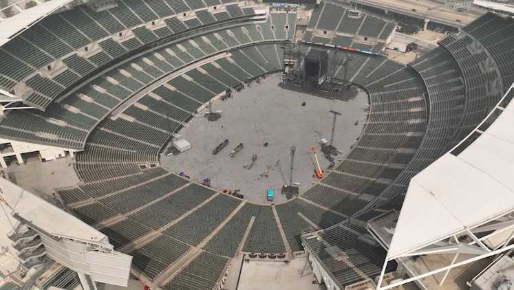 VIDEO: Paycor Stadium Prepares For Taylor Swift Eras Tour Shows