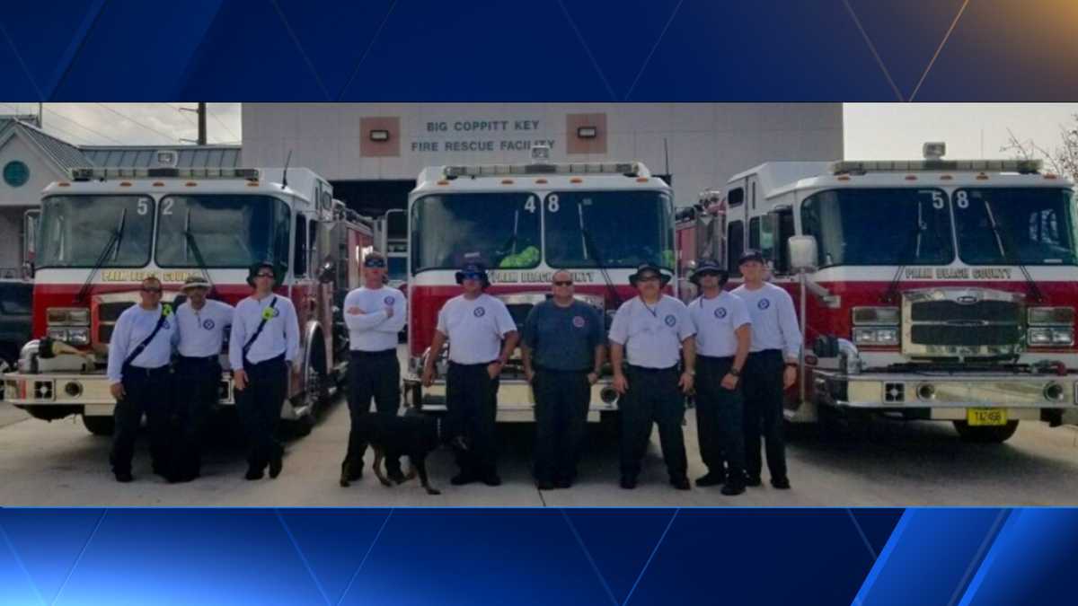 Local firefighters return home after helping Hurricane Irma victims in