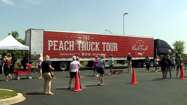 The Peach Truck is back in Louisville once again delivering 25-pound boxes of peaches. - Vimarsana News