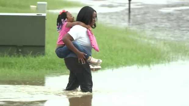 Heavy rain in Pearl causes flash flooding for second day in a row