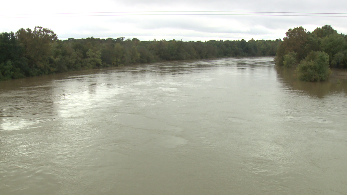 Pearl River Rising After Heavy Rains