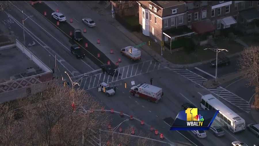 Pedestrians struck in west Baltimore