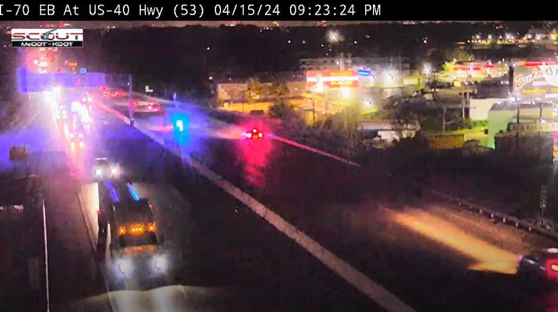 Pedestrian injured after being struck by car on I-70