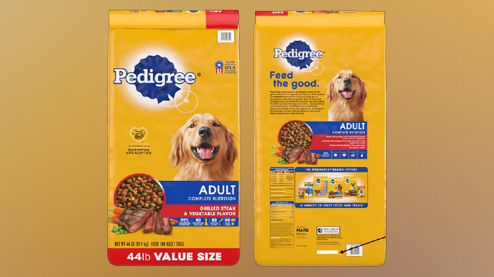 RECALL Certain bags of Pedigree dog food sold at Walmart