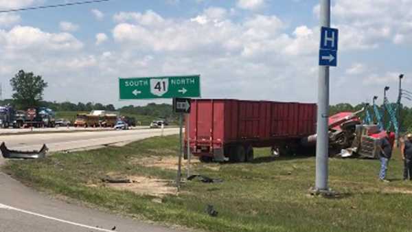 Authorities identify woman killed in Adams County semi crash