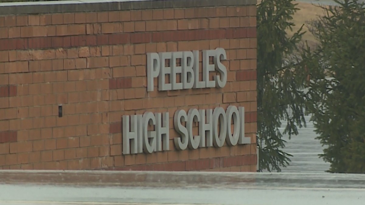 Controversy surrounds 'Trail of Tears' sign held at Peebles basketball game
