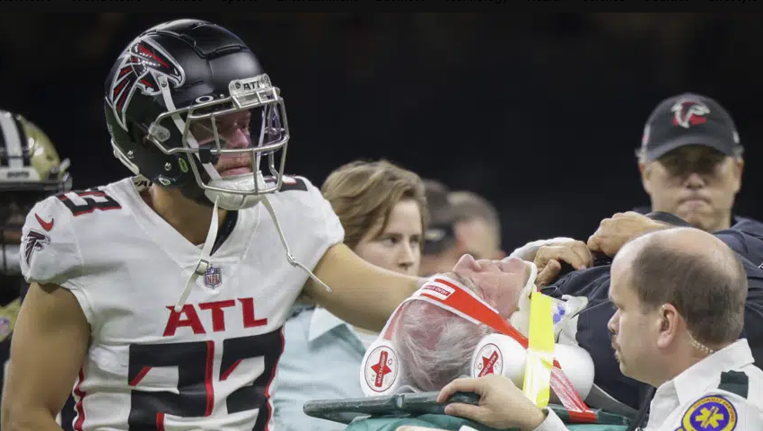 Falcons' Pees released from hospital after pre-game injury - The