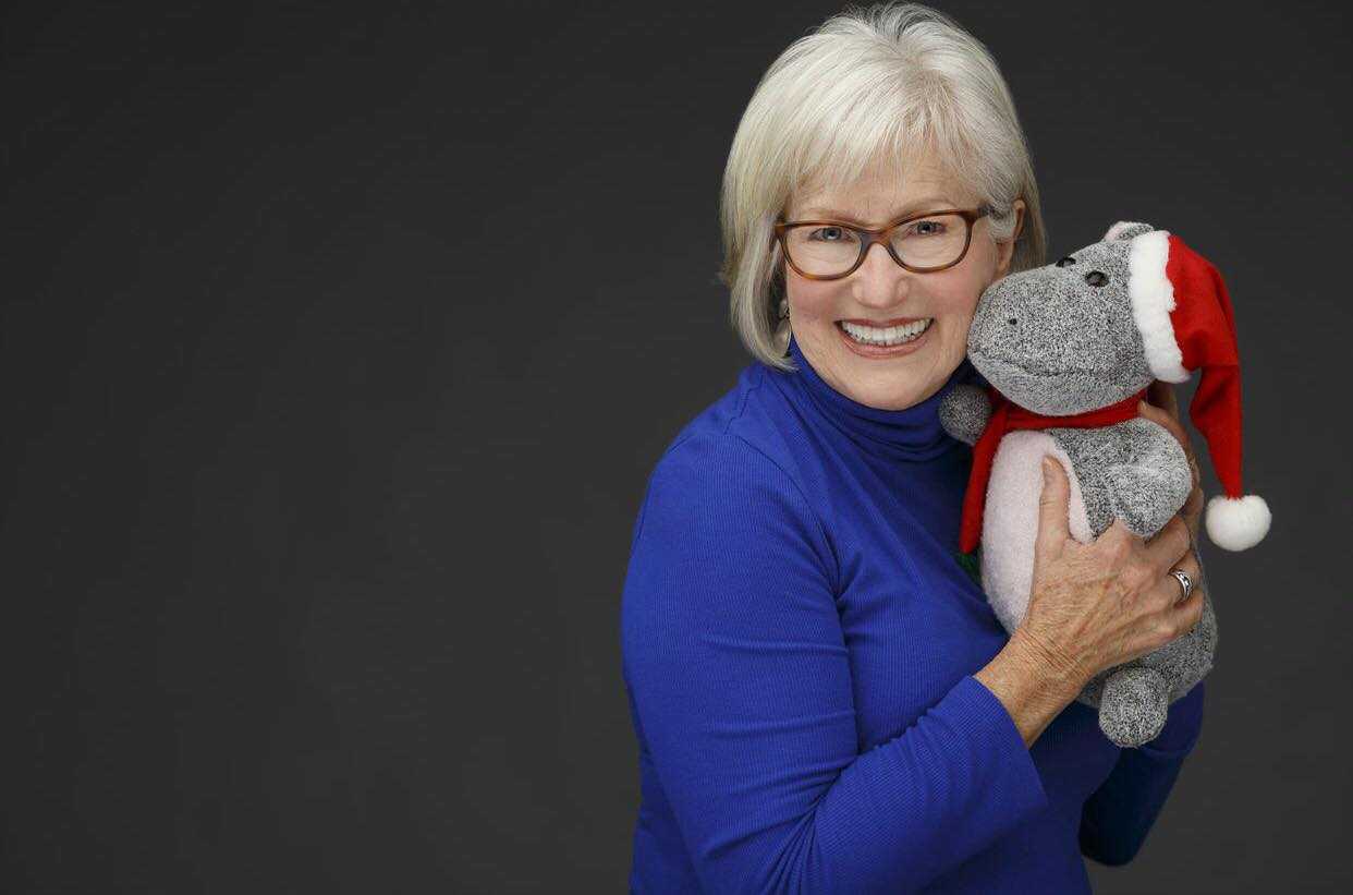 singing christmas hippo plush