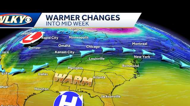 Looking ahead: Drastic changes bring a big warmup, a little rain this week - Vimarsana News