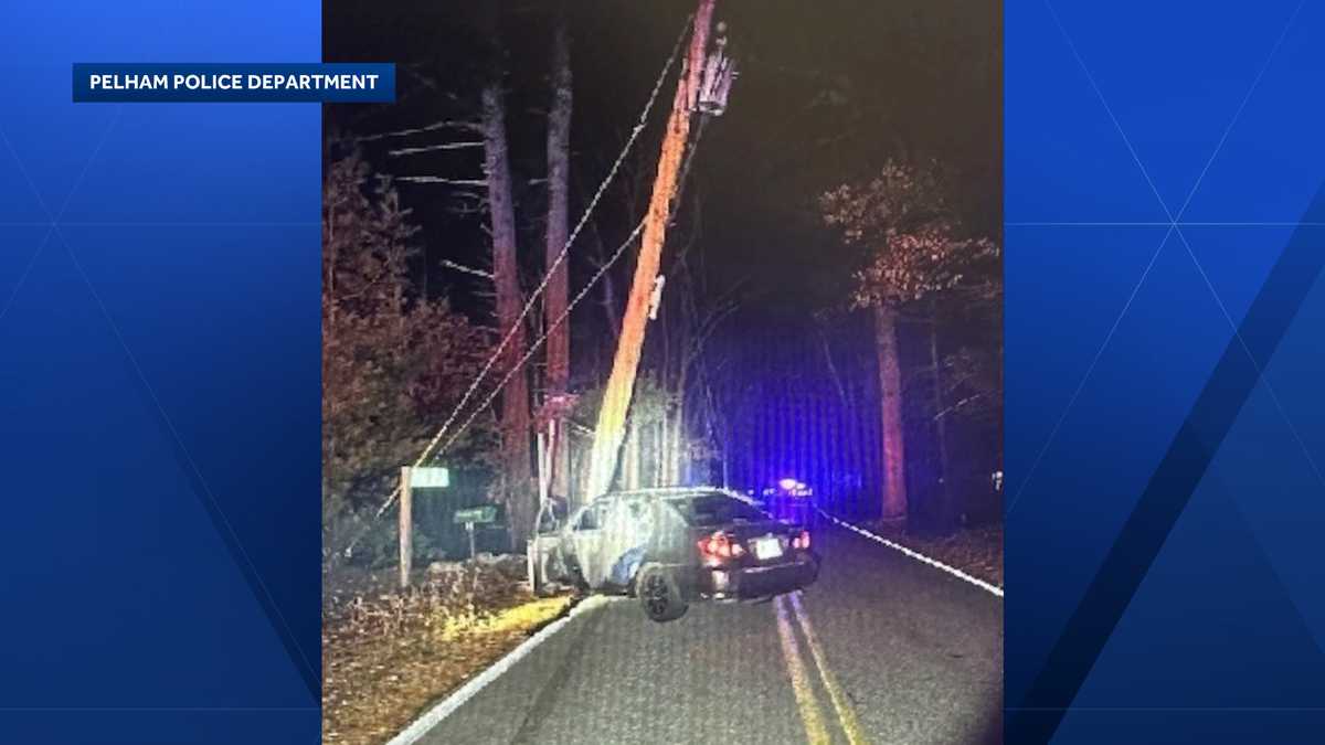 Pelham police: Man arrested for DUI after crashing into utility pole