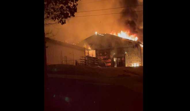 Pelham Road fire fire off pelham road