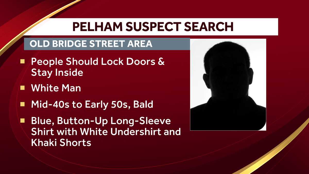 Pelham police search for suspect on Old Bridge Street Tuesday