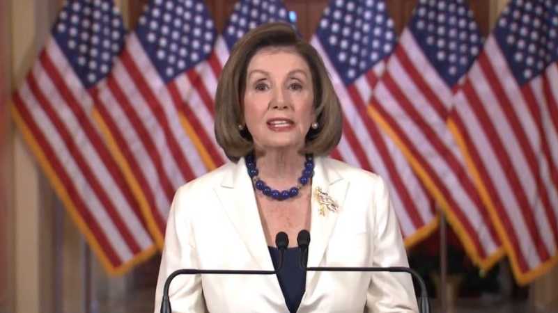 House Speaker Nancy Pelosi announces her intent for the House of Representatives to move forward with articles of impeachment. (WYFF)