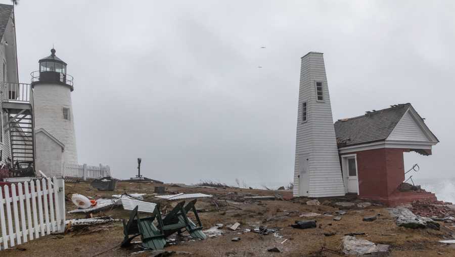 Building at popular Pemaquid Point lighthouse destroyed in storm