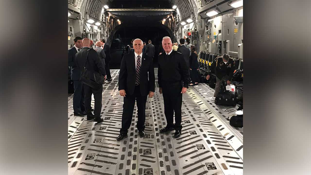 Pence's plane is more than a 'decent ride,' but not quite Air Force One