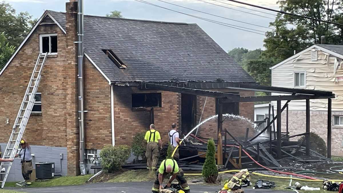 Fire breaks out at home in Penn Hills