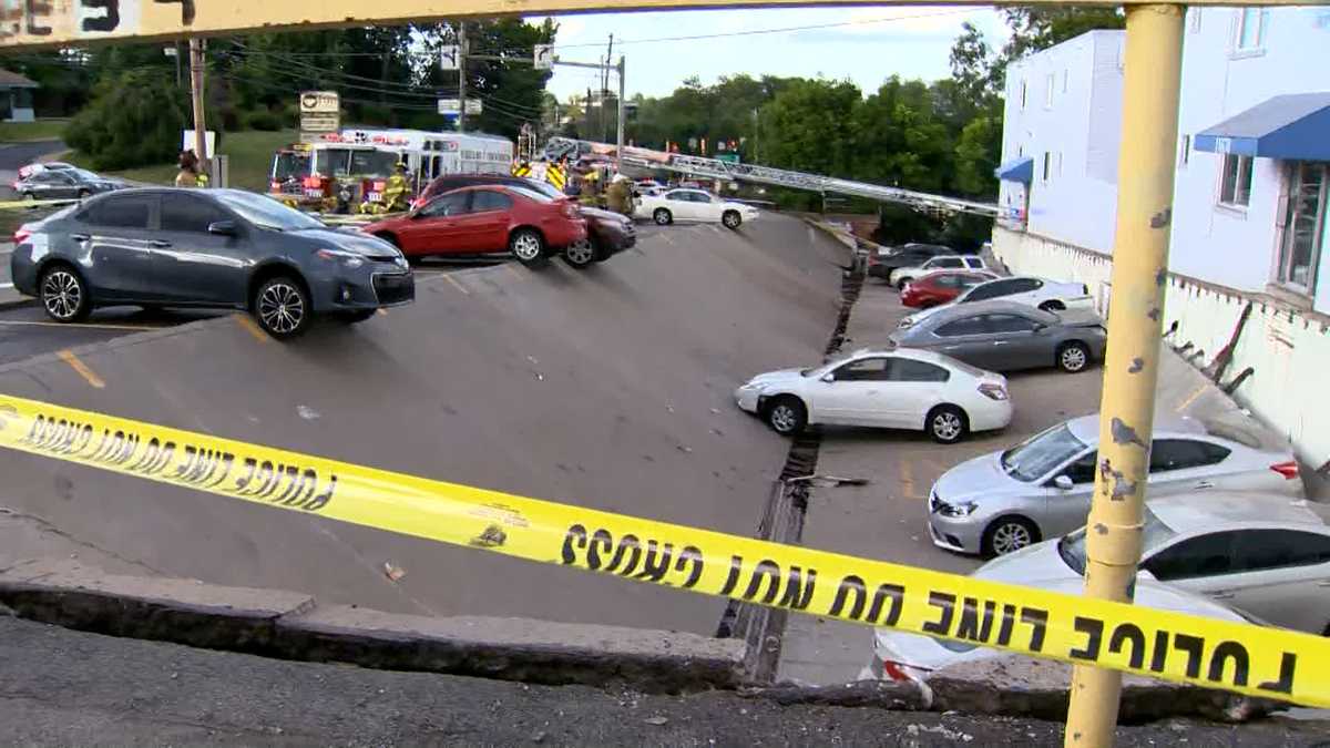 Penn Hills Parking Lot Collapse On Frankstown Road