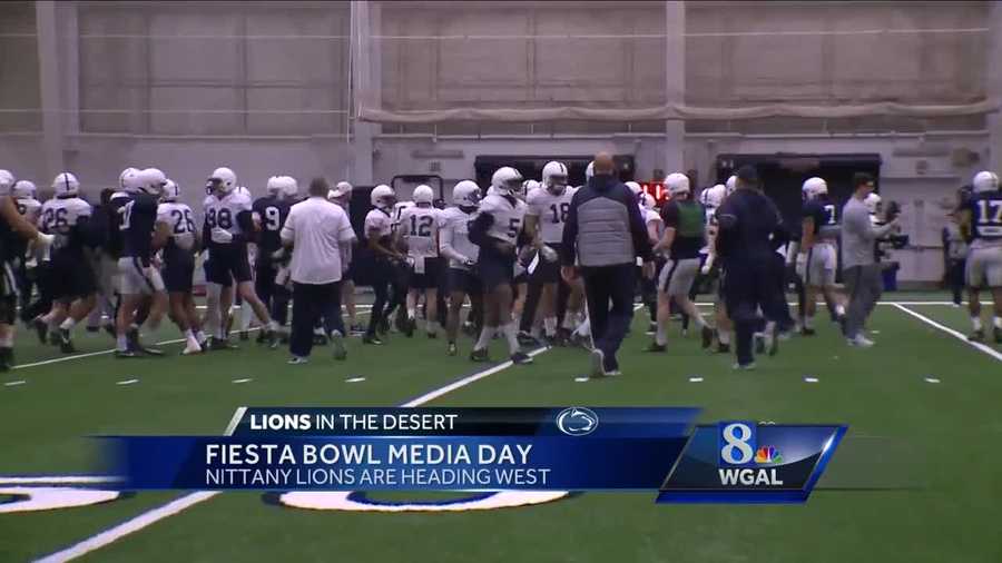 Players practice at State College before their trip to Arizona.