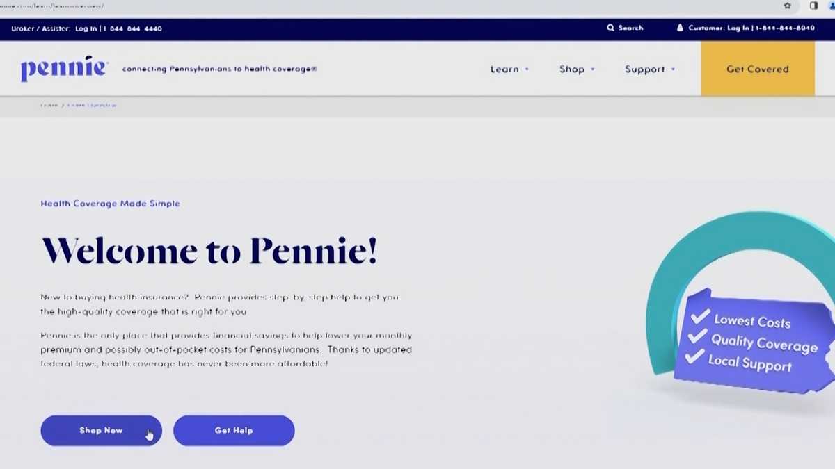 Deadlines for Pennsylvania's Pennie health insurance are coming up