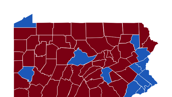 Pennsylvania Election Results 2020: Maps show how state voted for president