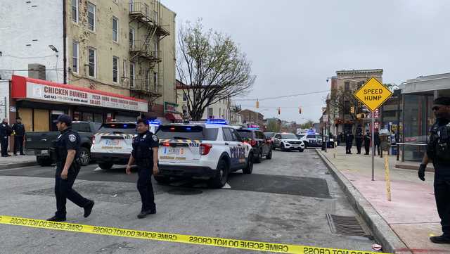 Baltimore police shooting reported on Pennsylvania Avenue near Avenue Market