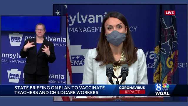 PA. OFFICIALS outline plan for teacher vaccinations - Vimarsana News