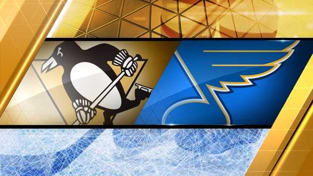 Malkin And Crosby Score As The Penguins Beat The Blues 4-2