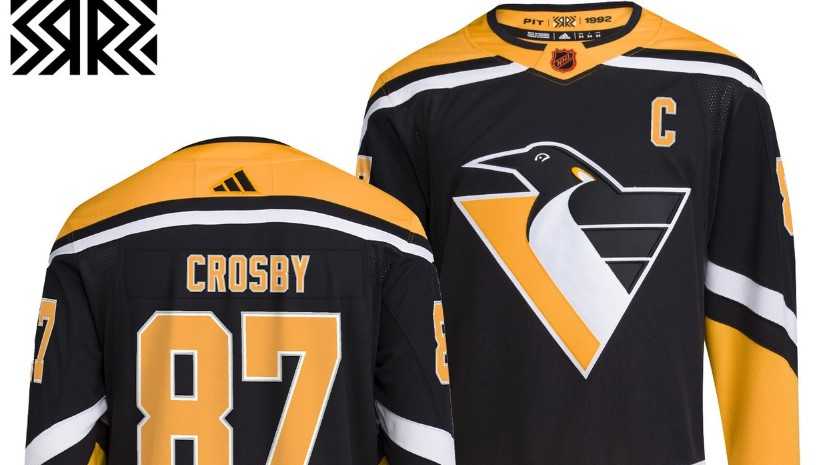 2022 Pittsburgh Penguins Reverse Retro Jersey 